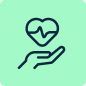 hand and heart icon